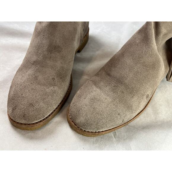 Kate Spade Bellamy Suede Ankle Boots Tassel Accents Booties Size 8.5 - Picture 8 of 11